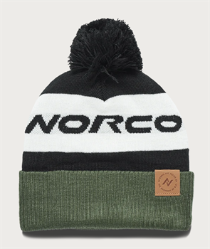 NORCO POM POM TUQUE BEANIE GRN/BLK