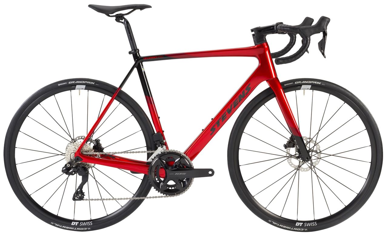 STEVENS Road Izoard 105 Di2 24 50 Chrome Red Black