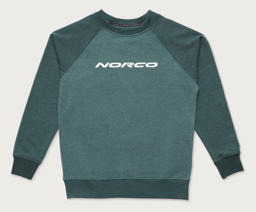 NORCO FOREST CREW SWEATSHIRT GRN XS