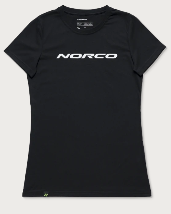 NORCO TEE LADIES WHT/BLK S